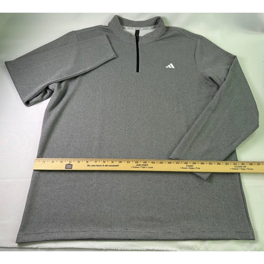 NWT Adidas Men's 2XL Microdot 1/4 Zip‎ Golf Pullover MSRP $65 ADVR0883